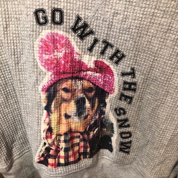 NWT Holiday Waffle Thermal - Picture 3 of 4